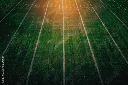 Top-Down View of Football F...
