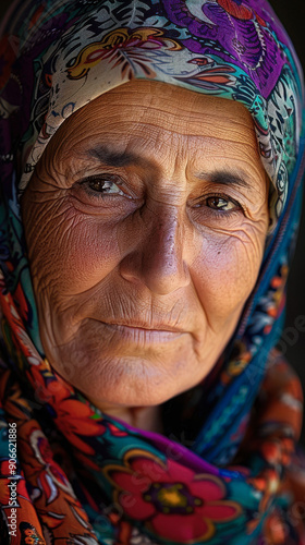 Detailed Portrait of Uzbek ...