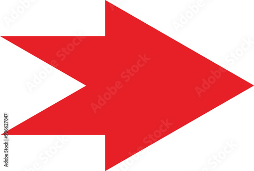 Free Download Simple Red Arrow Icon.  Arrow icon. Arrow vector collection. Arrow. Cursor. Modern simple arrows. Vector illustration - GFXLoad