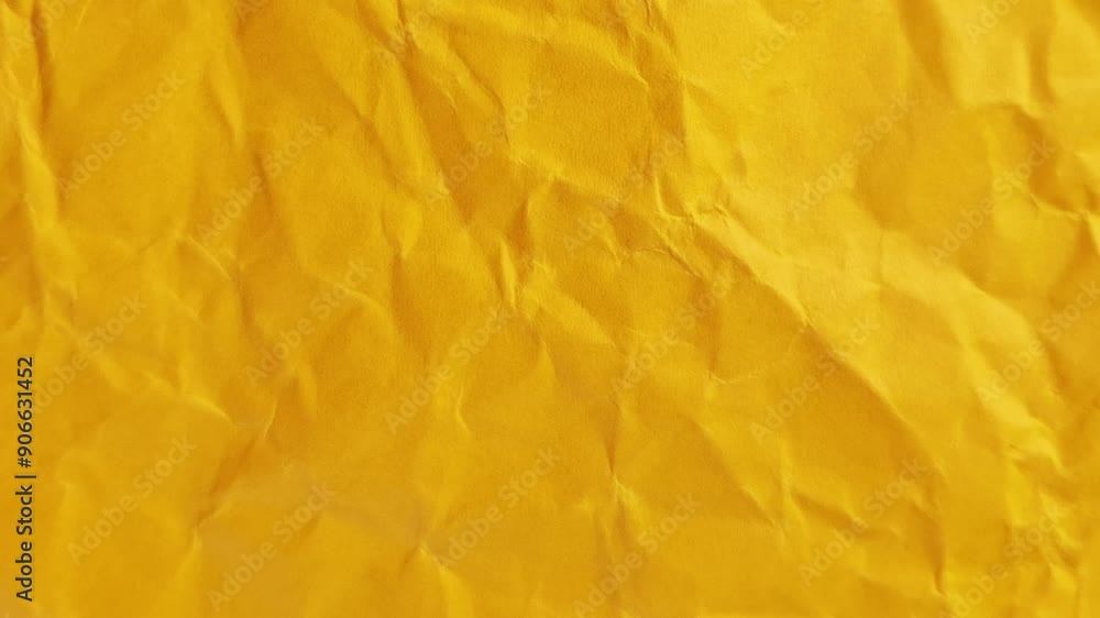 Paper texture background animation, stop motion seamless looping background with yellow color Paper texture background animation, stop motion seamless looping background with yellow color