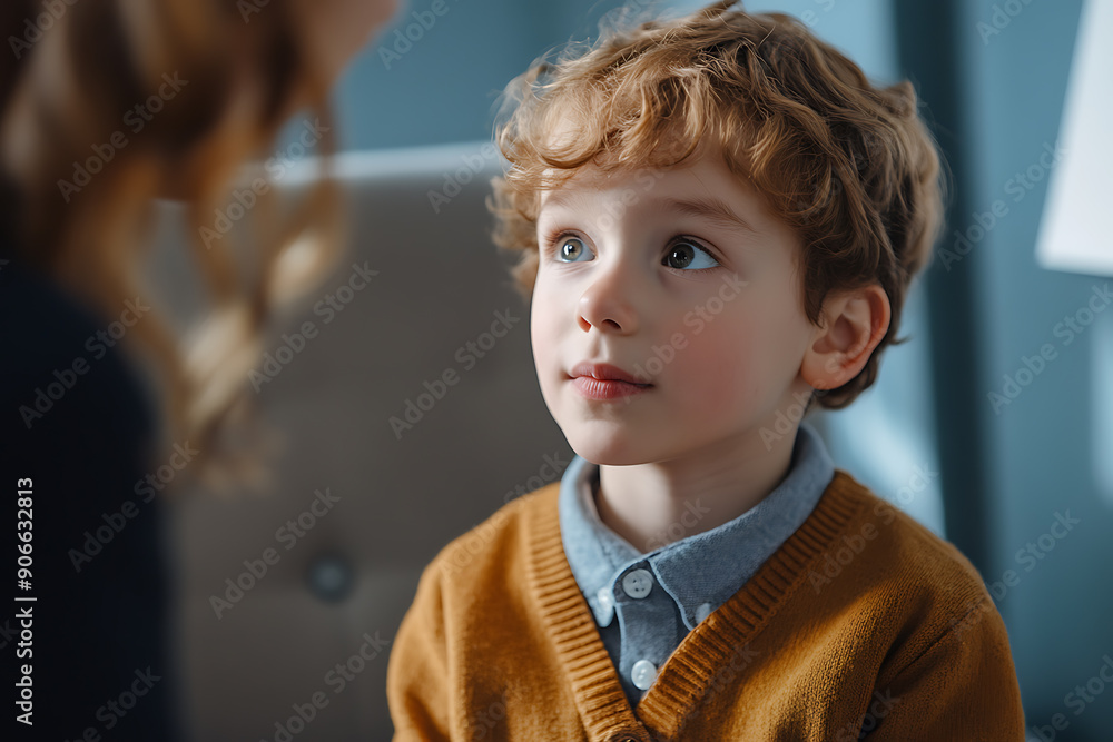 An illustration depicting a child at an appointment with a speech therapist, focusing on learning to pronounce letters correctly. The scene shows a supportive and interactive environment An illustration depicting a child at an appointment with a speech therapist, focusing on learning to pronounce letters correctly. The scene shows a supportive and interactive environment