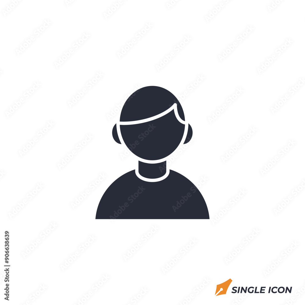 User Profile icon vector illustration. User Profile symbol isolated on white background User Profile icon vector illustration. User Profile symbol isolated on white background