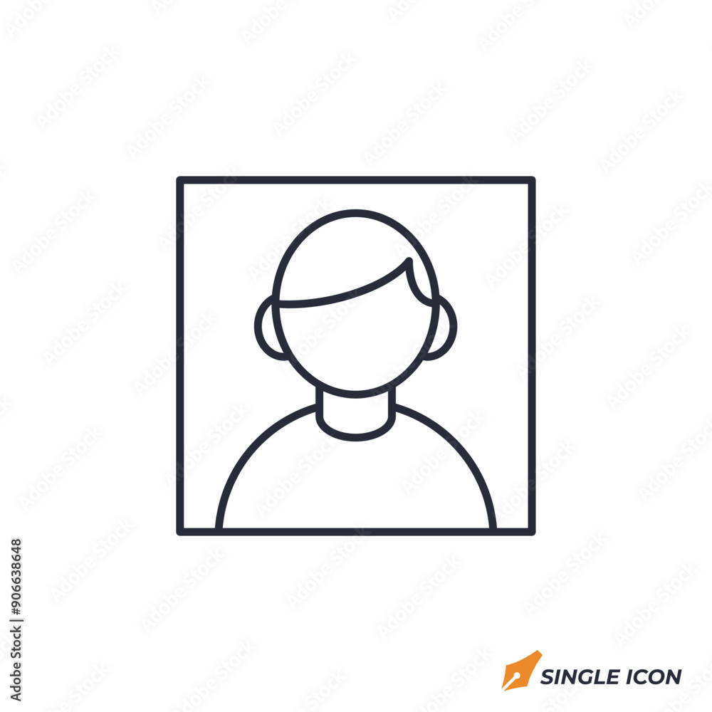 User Profile icon vector illustration. User Profile symbol isolated on white background User Profile icon vector illustration. User Profile symbol isolated on white background
