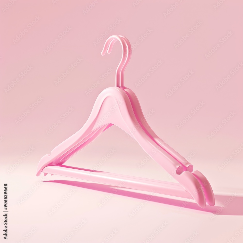 Medium shot of a Floor hanger, isolated on a solid light pastel white background, bright and vivid tonality Medium shot of a Floor hanger, isolated on a solid light pastel white background, bright and vivid tonality