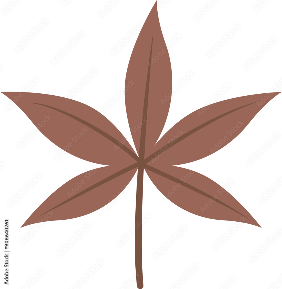 flat abstract brown dry autumn leaf flat abstract brown dry autumn leaf