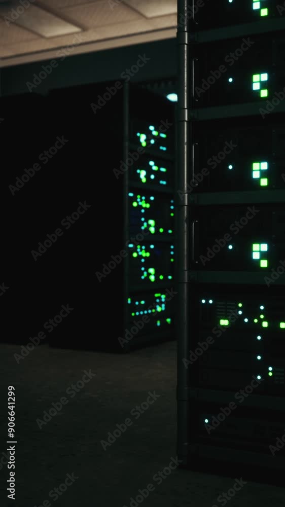 modern server room with supercomputers light modern server room with supercomputers light