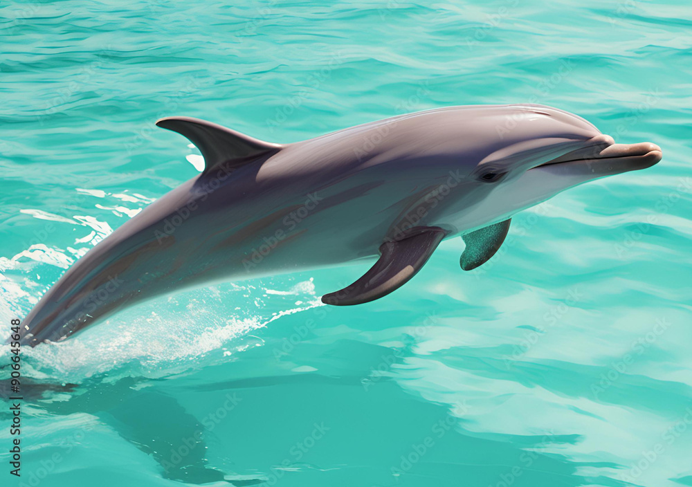 Fototapeta premium Dolphin in Motion