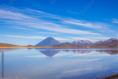 La Reserva Nacional de Salinas y Aguada Blanca. Ubicada en los departamentos peruanos de Arequipa y Moquegua, Peru.