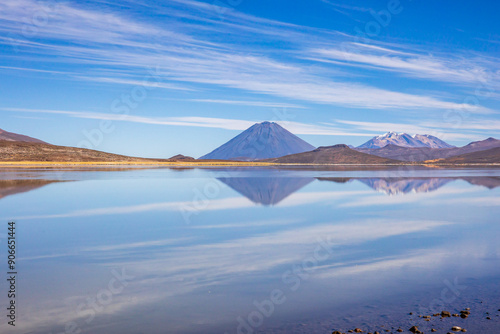 La Reserva Nacional de Salinas y Aguada Blanca. Ubicada en los departamentos peruanos de Arequipa y Moquegua, Peru.