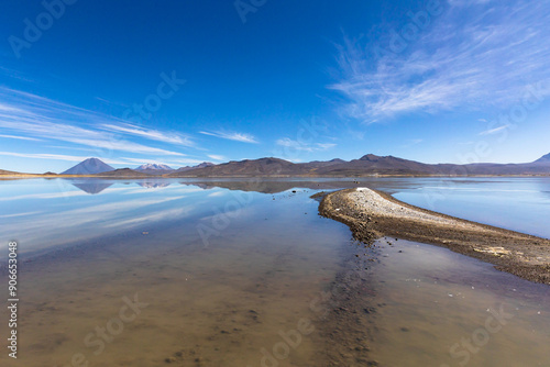La Reserva Nacional de Salinas y Aguada Blanca. Ubicada en los departamentos peruanos de Arequipa y Moquegua, Peru.