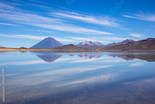 La Reserva Nacional de Salinas y Aguada Blanca. Ubicada en los departamentos peruanos de Arequipa y Moquegua, Peru.