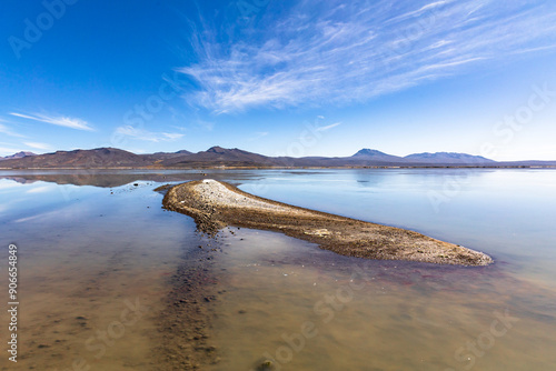 La Reserva Nacional de Salinas y Aguada Blanca. Ubicada en los departamentos peruanos de Arequipa y Moquegua, Peru.