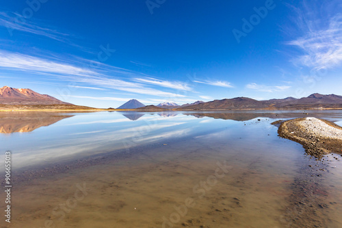 La Reserva Nacional de Salinas y Aguada Blanca. Ubicada en los departamentos peruanos de Arequipa y Moquegua, Peru.