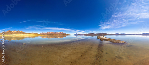 La Reserva Nacional de Salinas y Aguada Blanca. Ubicada en los departamentos peruanos de Arequipa y Moquegua, Peru.