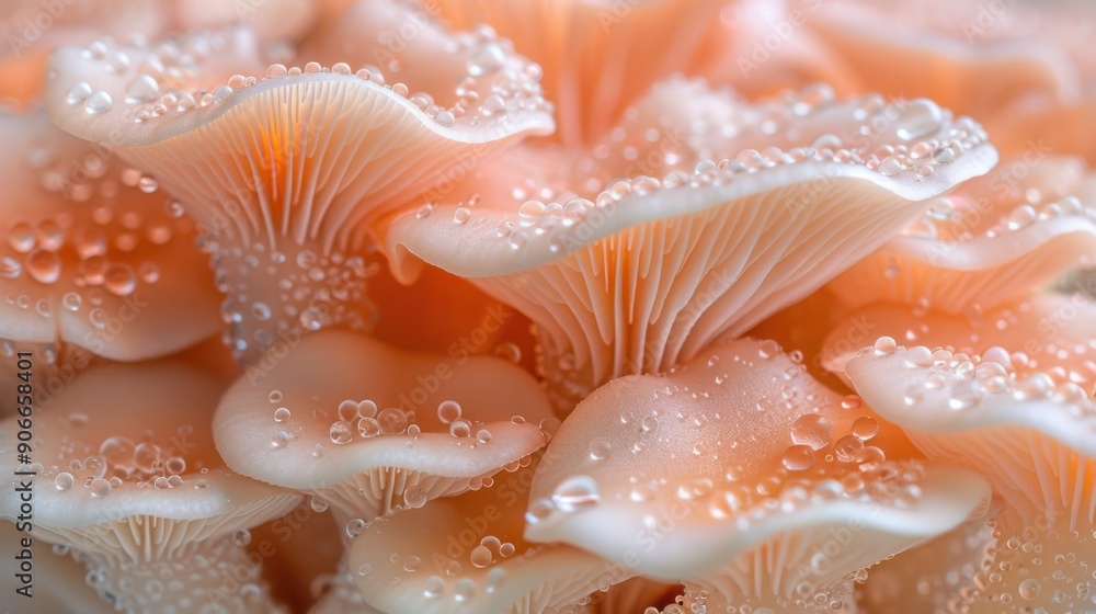 detailed view of mushrooms detailed view of mushrooms