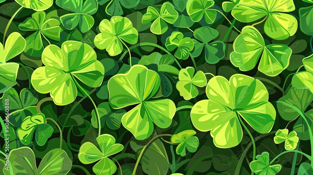 clover leaves and gold coins clover leaves and gold coins