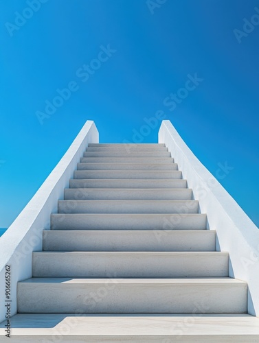 Staircase leading to the rooftop or upper floors