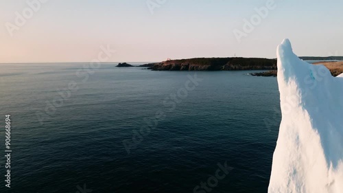 Beautiful Drone Aerial of Ferryland, Newfoundland and Labrador, Canada photo