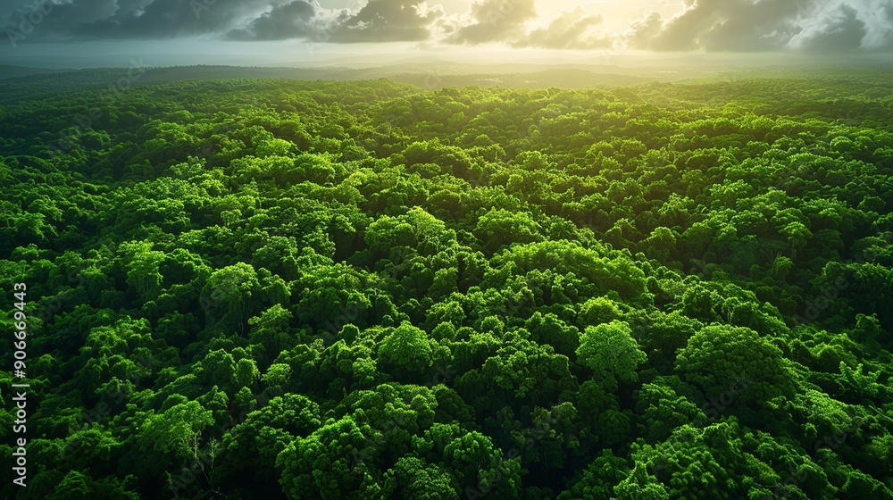 Aerial view of a lush, green forest demonstrating sustainable forestry practices and the importance of preserving biodiversity for a healthier planet and future generations. high resolution Aerial view of a lush, green forest demonstrating sustainable forestry practices and the importance of preserving biodiversity for a healthier planet and future generations. high resolution