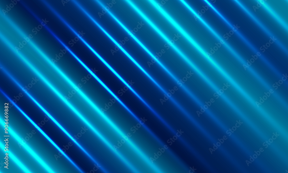 Fototapeta premium Abstract diagonal light dark blue stripe lines background. smooth lines pattern.