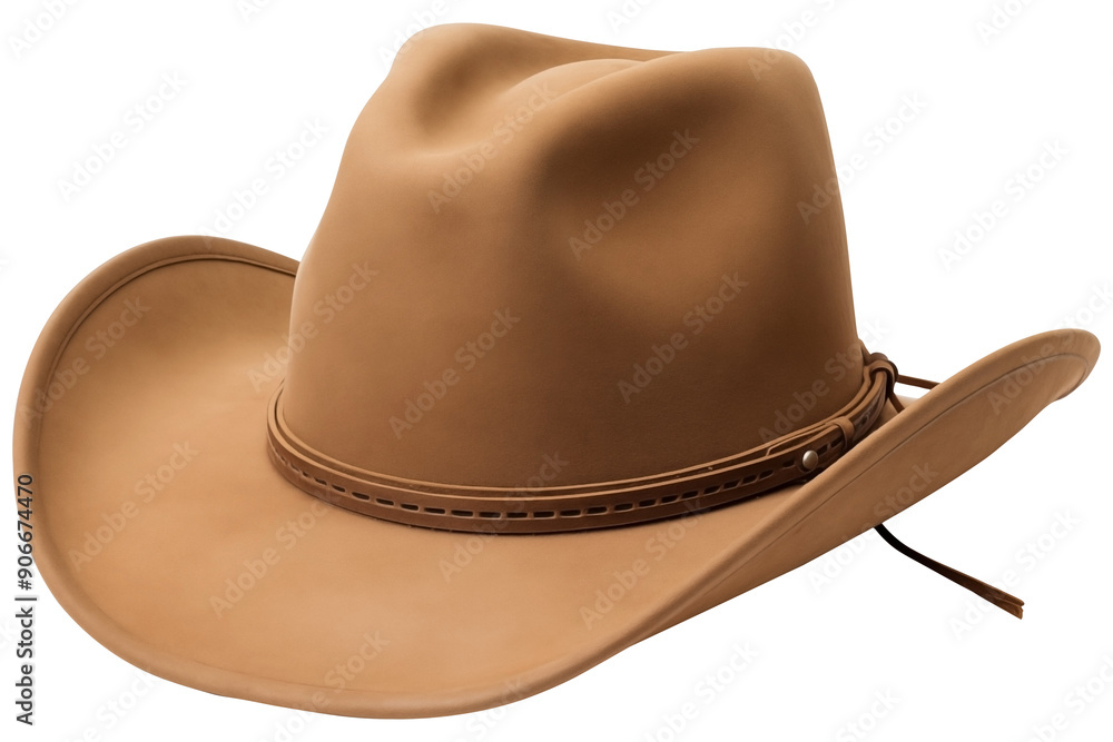 Close Up Cowboy hat PNG Western Ranch Cowboy Headgear isolated on white and transparent background - Leather hat Country Western lifestyle Close Up Cowboy hat PNG Western Ranch Cowboy Headgear isolated on white and transparent background - Leather hat Country Western lifestyle