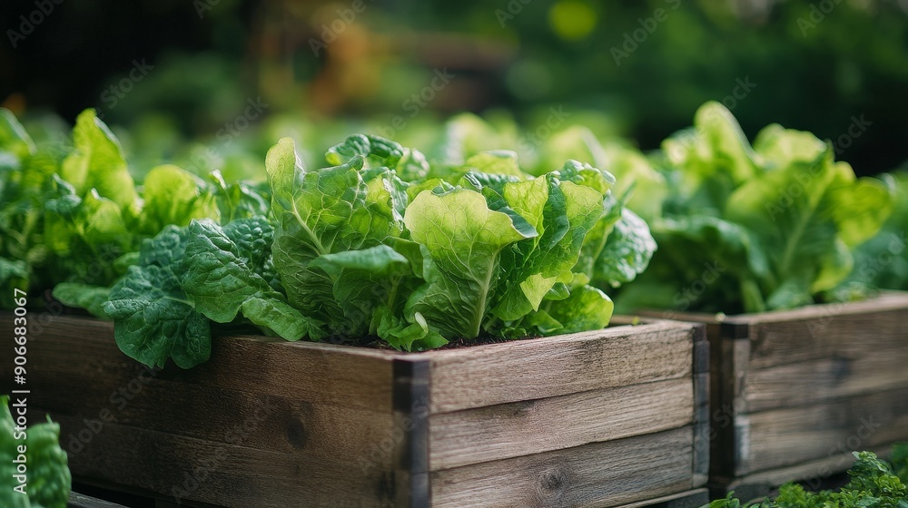 Growing Fresh Lettuce in Raised Garden Beds, Captured with Canon EOS R Camera, Showcasing Organic Gardening and Sustainable Farming Techniques Growing Fresh Lettuce in Raised Garden Beds, Captured with Canon EOS R Camera, Showcasing Organic Gardening and Sustainable Farming Techniques