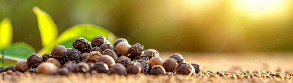 Close-up of seeds on soil with blurred greenery in the background, symbolizing growth and nature's beauty. Close-up of seeds on soil with blurred greenery in the background, symbolizing growth and nature's beauty.