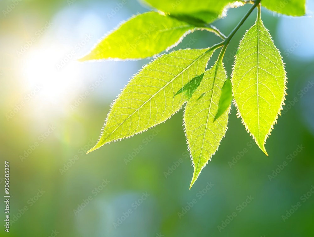 Close-up of vibrant green leaves illuminated by soft sunlight against a blurred natural background, symbolizing growth and nature. Close-up of vibrant green leaves illuminated by soft sunlight against a blurred natural background, symbolizing growth and nature.