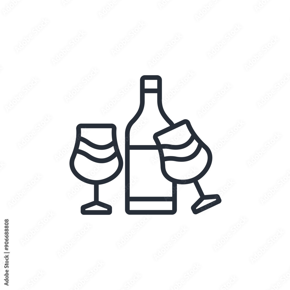 alcohol icon. vector.Editable stroke.linear style sign for use web design,logo.Symbol illustration. alcohol icon. vector.Editable stroke.linear style sign for use web design,logo.Symbol illustration.