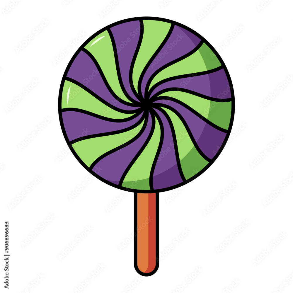 Halloween candy sweet scary lollipop icon. Halloween candy sweet scary lollipop icon.
