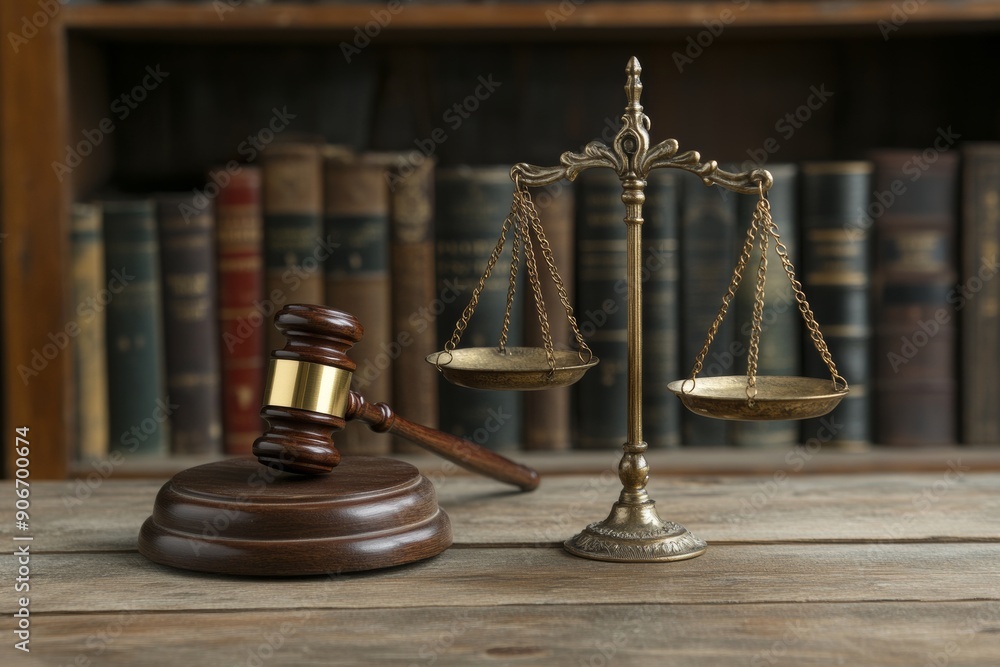 An illustration of a judge gavel and a scales of justice. Concept of Judiciary, Jurisprudence, and Justice. Based on a stock image. An illustration of a judge gavel and a scales of justice. Concept of Judiciary, Jurisprudence, and Justice. Based on a stock image.