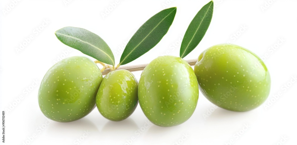 This olive branch has ripe, delicious olives that have been cut out This olive branch has ripe, delicious olives that have been cut out