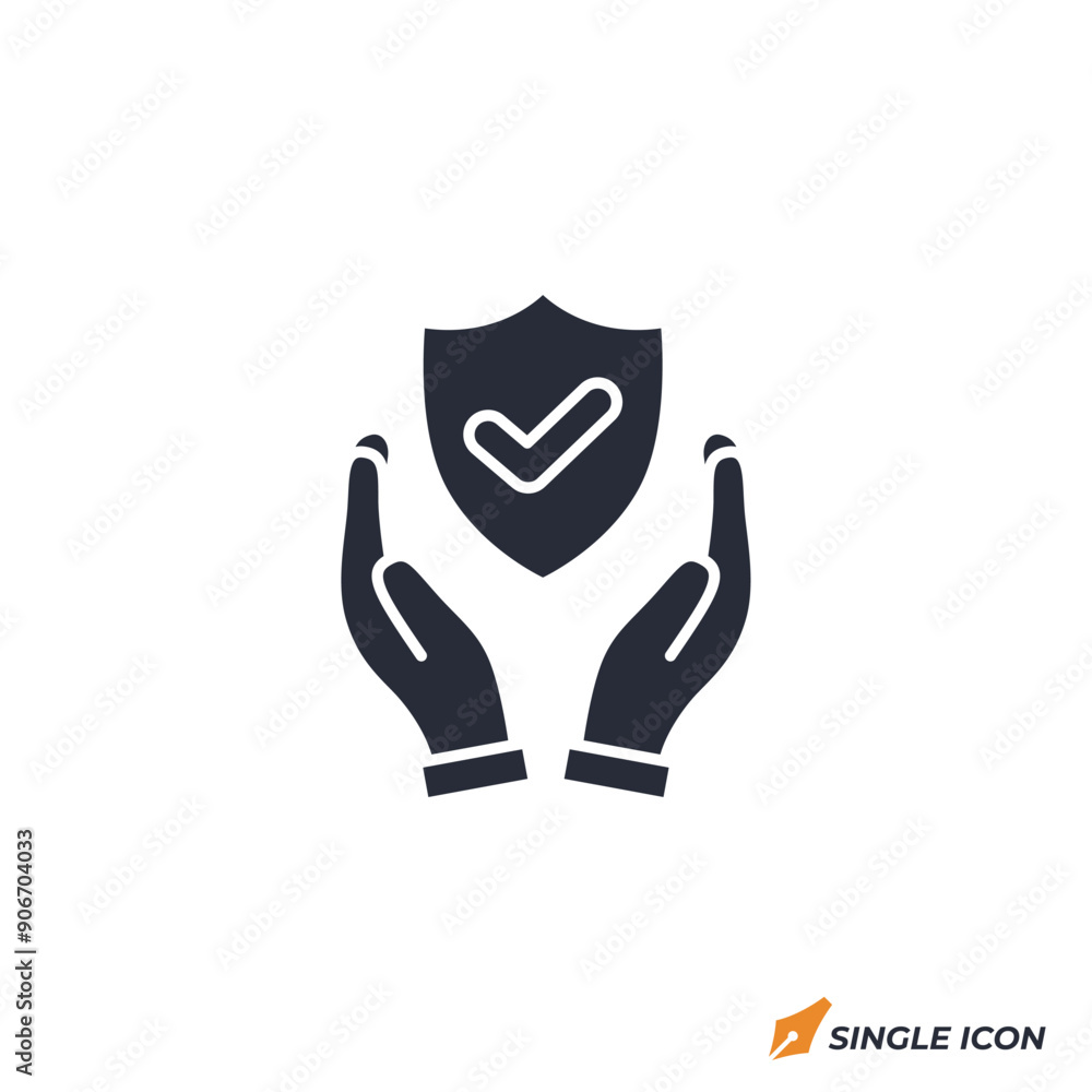 Obraz premium Safe icon vector illustration. Safe symbol isolated on white background