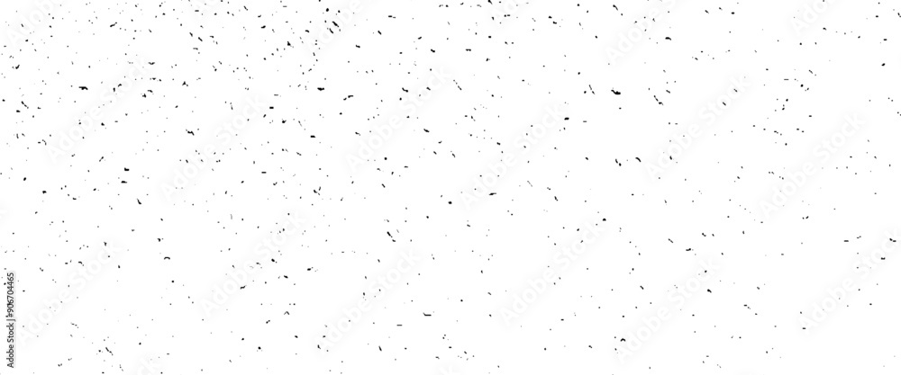 Vector dirt and dust particles on white distressed texture grunge Transparent background.