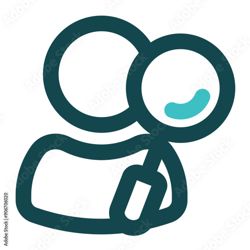 auditor icon for illustration