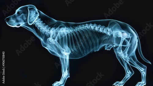 Wallpaper Mural medical illustrations dog x ray Torontodigital.ca