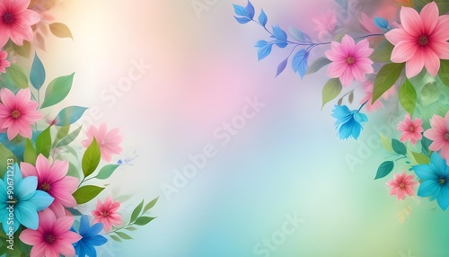 spring flowers background