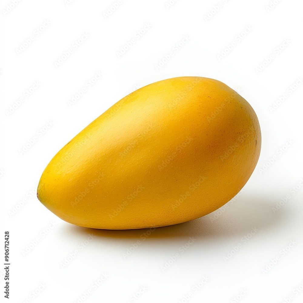 Fruit, a mango on a white background Fruit, a mango on a white background