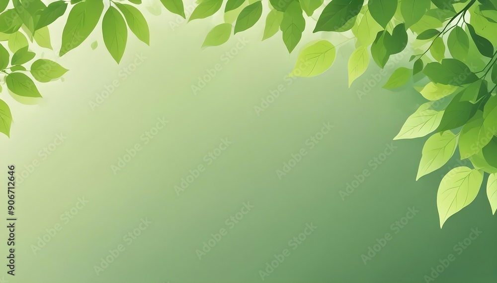 green leaves background