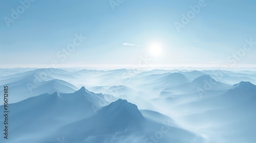 Wallpaper Mural Majestic Sunrise or Sunset over the Mountains Torontodigital.ca