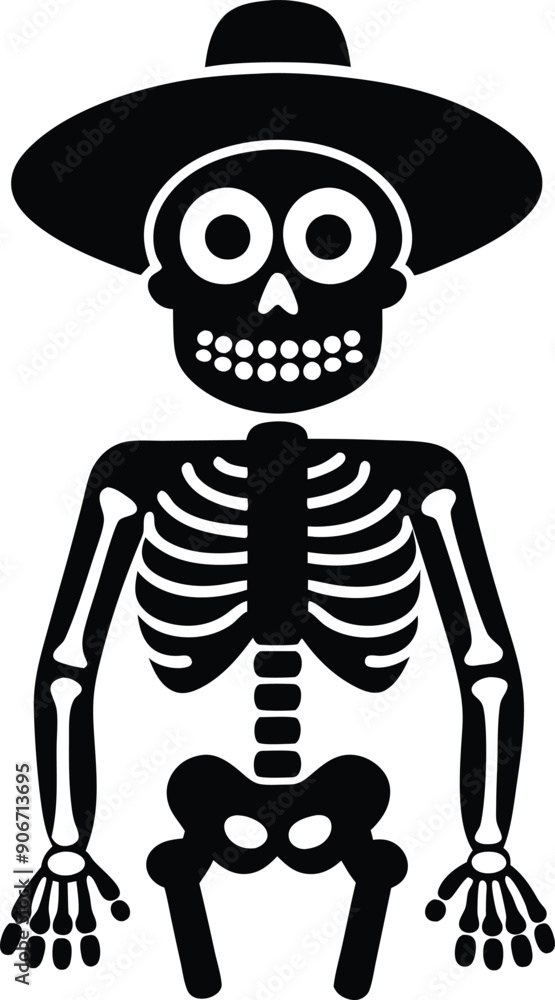dia de muertos silhouette illustration black and white dia de muertos silhouette illustration black and white