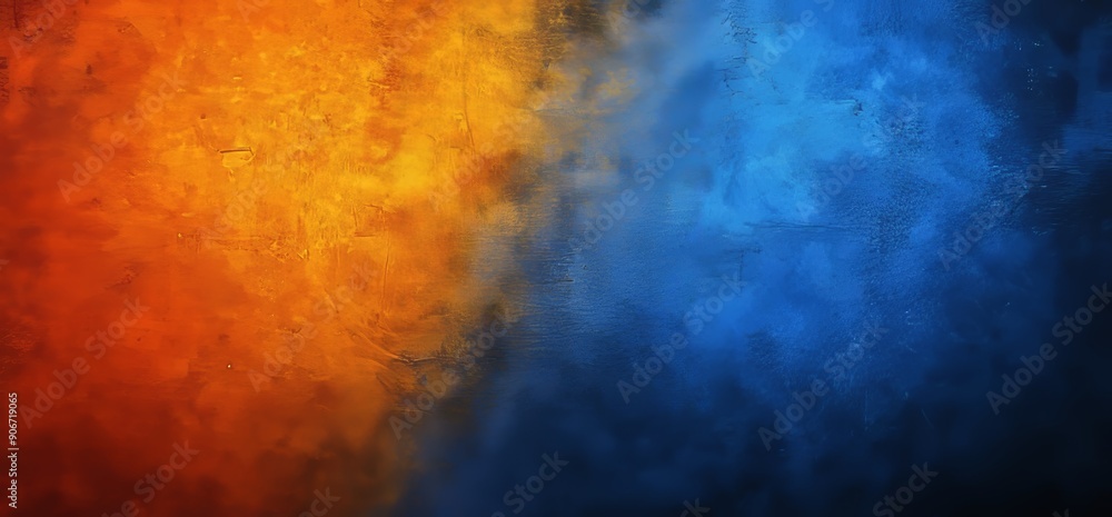 Fototapeta premium The header poster banner design has a vibrant grainy background blue red white abstract noise texture color gradient backdrop