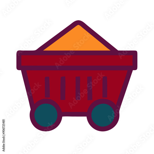 Mining cart for transporting ore