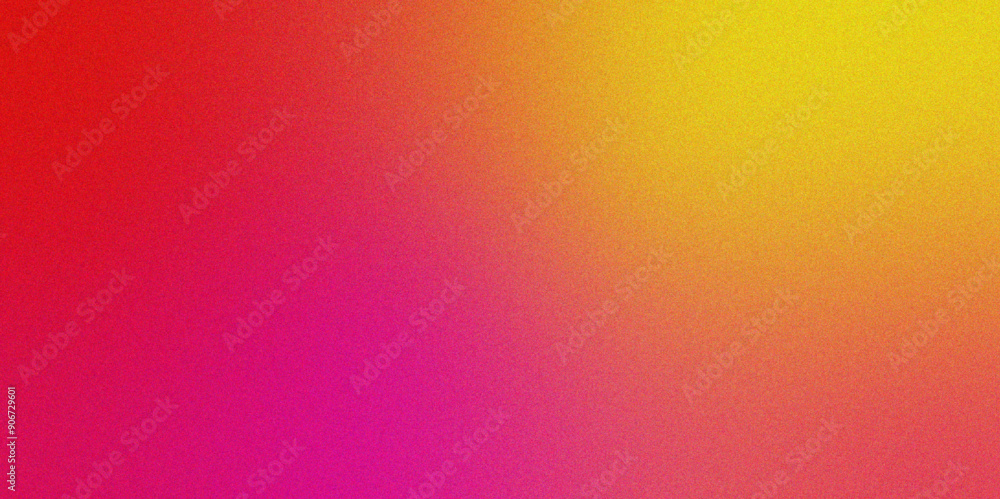 Red orange yellow purple blue gradient with vibrant grainy texture ...