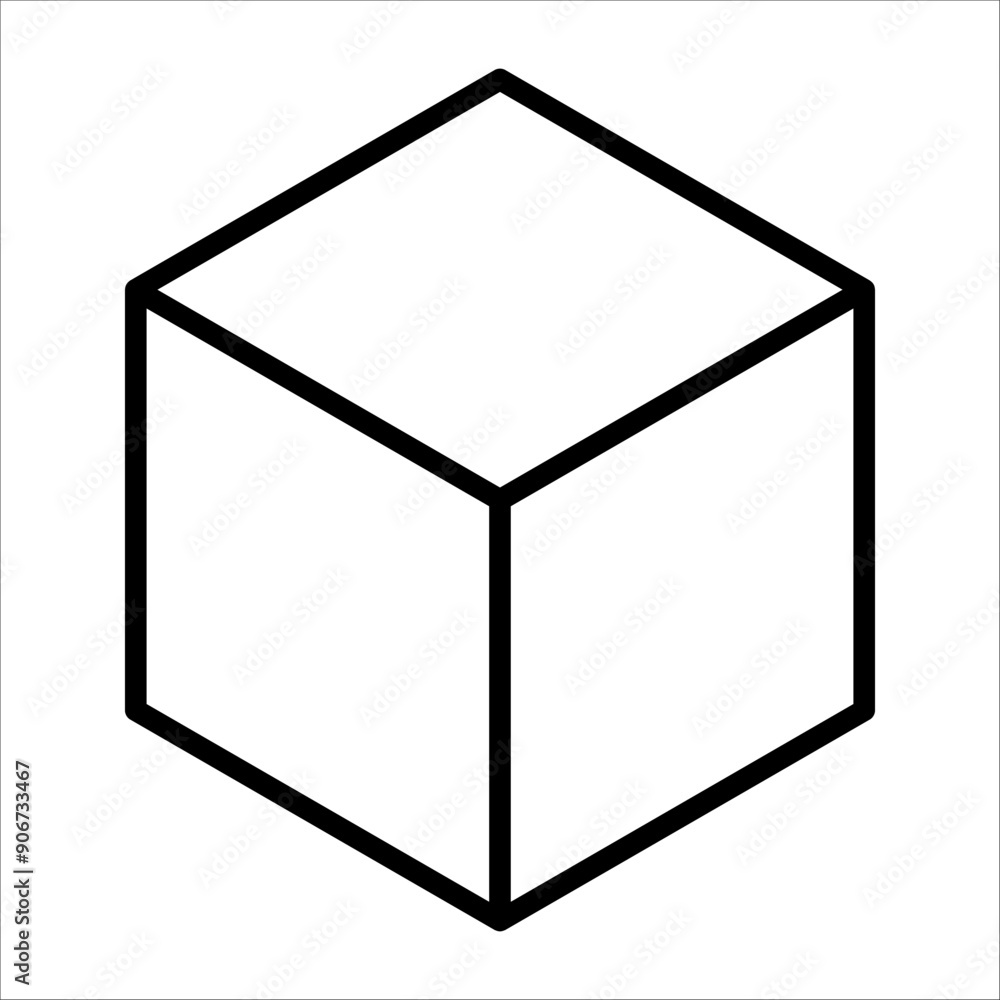 box icon concept isolated on white background. Vector illustration. box icon concept isolated on white background. Vector illustration.