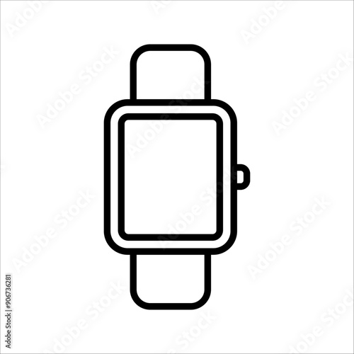 smartwatch icon. simple icon. vector illustration