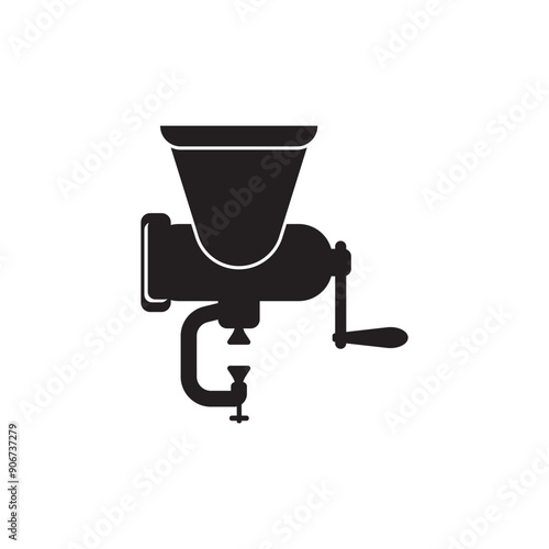 Manual Meat Grinder icon design