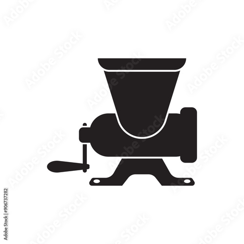 Manual Meat Grinder icon design