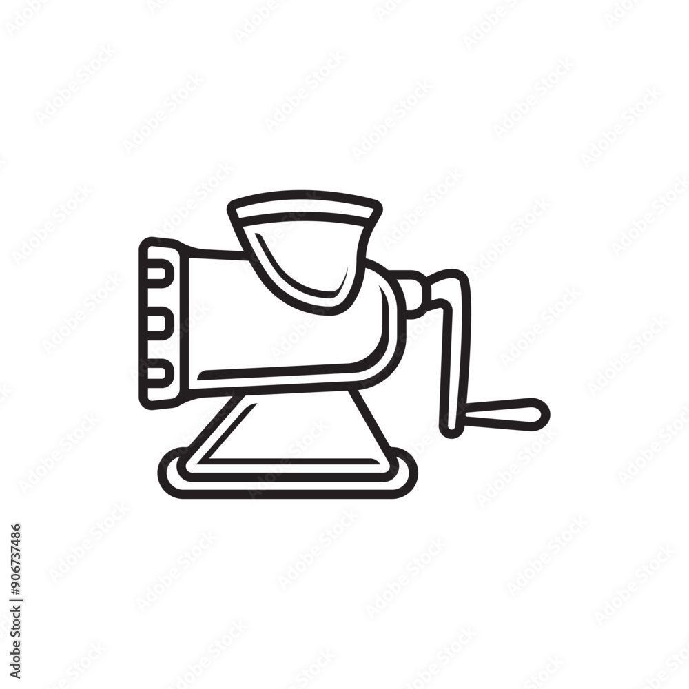 Manual Meat Grinder icon design