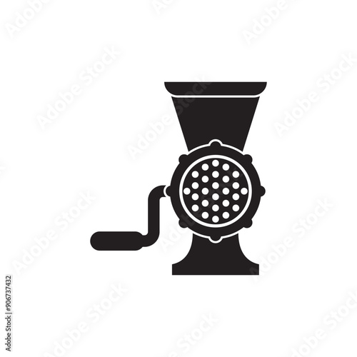 Manual Meat Grinder icon design
